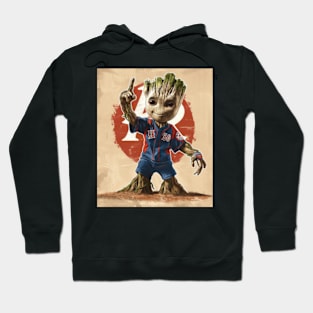 Groot Vs Atlanta Braves Cedar Clouts Hoodie